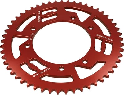ringwiel doppler voor motorfiets derbi 50 senda na 2000 53 tanden steek 420 boring 105 nieuw