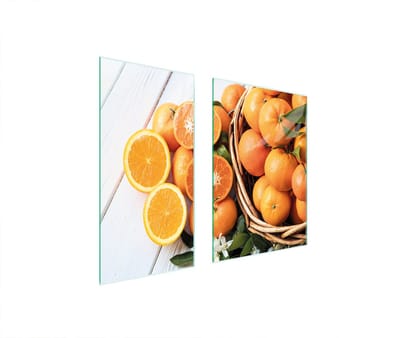 TMK ArtDeko - Snijplank - 75x52 cm - Glas - Ovaal - Keuken Bescherming
