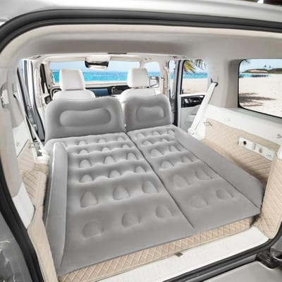 SUV Bed Matras - Luchtmatras Achterbank - Reizen Kamperen - Draagbaar Lichtgewicht - 70 x 52 Inch - Zwart