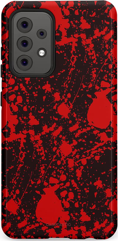Casetastic Hoesje Geschikt voor Samsung A52 (4G/5G/s) - Stijlvolle Beschermende Duo-layer Case - In de schaduw van bloed