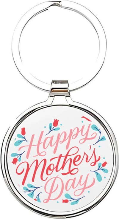 Akyol - Happy mothersday Sleutelhanger - mama - Moeders - Moeder sleutelhanger - mama sleutelhanger - Sleutelhanger mam - Familie sleutelhanger - moederdag cadeautje - Mama cadeau - mom - stiefmoeder - schoonmoeder - mothersday - 4 x 7,5 CM