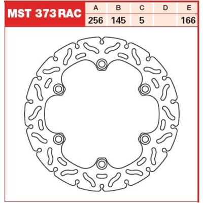 Remschijf TRW MOTO MST373RAC