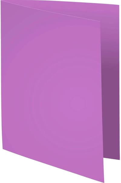 Exacompta 5x FOREVER 220-Pak van 100 dossiermappen 220g/m2 24x32cm voor A4. - Lila - 410016E