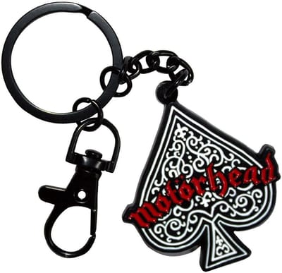 Motorhead - Ace Of Spades Chain Sleutelhanger - Zwart/Wit