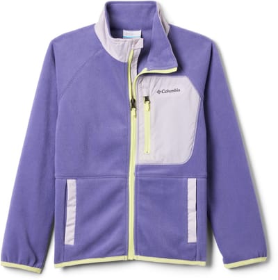 Columbia Fast Trek™ V Full Zip Kinder Outdoortrui - Stormwatch, Lavender Pearl