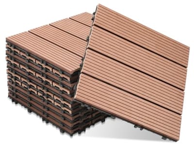 Terrastegels 30 x 30 cm - 66 Stuks - Waterdichte Balkon- en Tuintegels met Drainagesysteem - Perfect voor Terrassen, Balkons en Tuinen