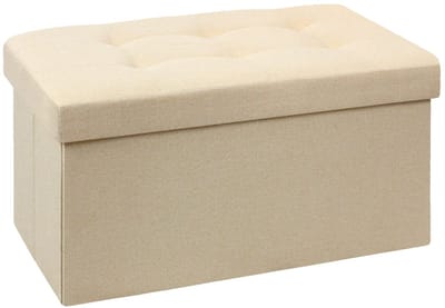 Unyqoos® Multifunctionele Opvouwbare Zitbank met Royale Opbergruimte voor Diverse Gebruiksdoeleinden