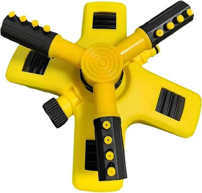 Tuinsproeier - Verstelbare sproeier - Gazon bewateren - 360 graden rotatie - 17 cm - Veelkleurig