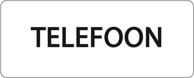 Ivana Tekstbord Telefoon