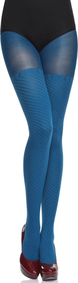 Merry Style Dames Panty - 60 DEN - Halsterloos - Polyamide - MS-GB-355 - Donkerturquoise - S