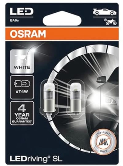 LED Signaallampen T4W 6000K Wit voor Offroad Gebruik in Dubbele Blisterverpakking