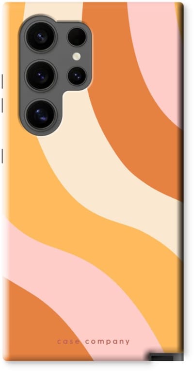 Case Company® - Hoesje geschikt voor Samsung Galaxy S24 Ultra hoesje - Radiant - Tough Case - Maximale Bescherming alle Kanten en Schermrand