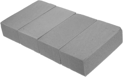 Bloemschik Foam Blokken - Bloemstuk Modder - Bloemstukken Maken - Waterabsorberend - 22.7x10.5x7 cm - Grijs