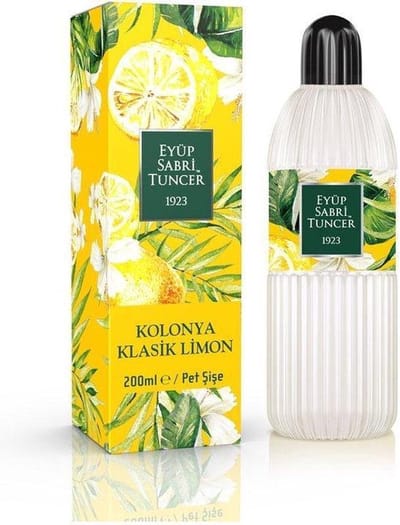 Eyup Sabri Tuncer - Eau de Cologne - Turkse Kolonya - Lemon- 200mL - Bevat 80% Alcohol