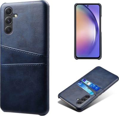 Coverup Hoesje - Geschikt voor Samsung Galaxy A55 Hoesje - Coverup Dual Card Back Cover - Blauw