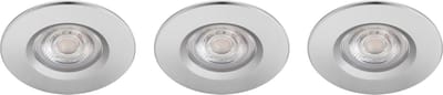 Philips Dive badkamerinbouwspot - 3-lichts - chroom