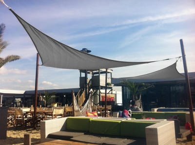 Eurotrail Schaduwdoek Sun Shade driehoek - 3,6*3,6 meter - Charcoal