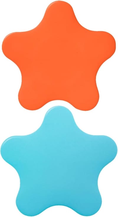 Afvoerdeksel Set - Badstop Zuignap - Hygiënisch Werken - Stervormig Design - 13 cm Diameter - Diverse Kleuren