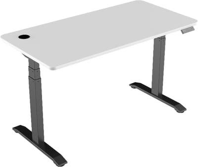 Zit Sta Bureau Elektrisch verstelbaar | 160x70 | zwart - wit | met geheugenfunctie | Bluetooth