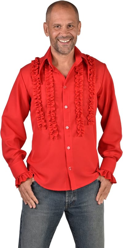 Magic By Freddy Rouches Blouse Polyester Rood Maat Xxl