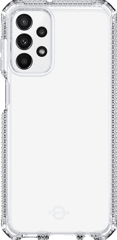 ITSkins Doorzichtig Hoesje geschikt voor Samsung Galaxy A23 Telefoonhoesje Flexibel TPU | ITSkins SpectrumClear Backcover Shockproof | Doorzichtig Telefoonhoesje Galaxy A23 | Schokbestendig Galaxy A23 Telefoonhoesje | Anti Shock Proof - Transparant