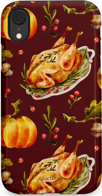 Casetastic Hoesje Geschikt voor Apple iPhone Xr - Stijlvolle Beschermende Duo-layer Case - Overvloed