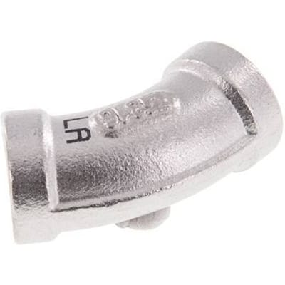 Rp 1/4'' RVS L-Fitting 45graden 16 Bar [2 Stuks]