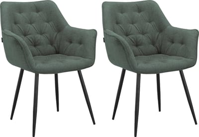 Suzuka-Armstoel - 2 Pack - Groen Belfast