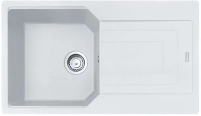Franke Urban - UBG 611-86 fragraniet spoelbak, 86x50 cm, ijs wit 114.0700.109