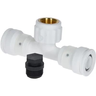 Sanivesk Meerlagen Push T-stuk 16mmx3/4"fx16mm