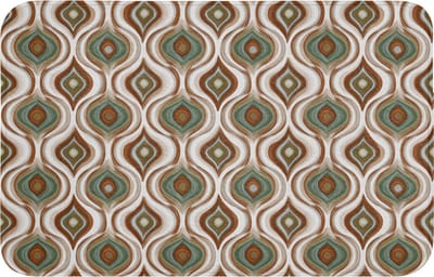 WC mat 80x50 cm - Antislip - Motief - Patroon - Kleurrijk - Toiletmat - Vloermat - Douchemat - Toilet tapijt - Toiletmatten