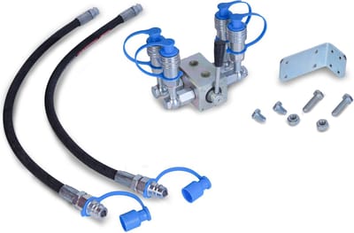 Nieuwe Verlengde Hydraulische Stuurventiel 6-Poorts Regelklep – 2 naar 4 Poorten – Inclusief Beugel en Bouten – SPH330040