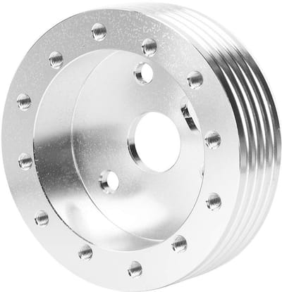 Allecto - Stuurwiel Spacer - Stuurwiel Adapter - 1 inch Aluminium Hub Spacer - Zwart - Geschikt voor 3 Hole - Voor 5 6 Hole Wielen