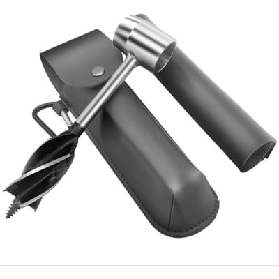 Nieuwe Outdoor Survival Tool Handmatige vijzel voor Bushcraft Settlers Wrench Metal zwart