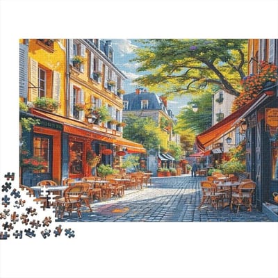 Legpuzzel 1000 stukjes - Puzzel volwassenen Kinderspel - Ontspanning en vermaak - Gerecycled papier - 52x38 cm - Regenboog