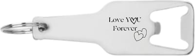 Akyol - love you forever flesopener - Liefde - love - cadeau - verjaardag - valentijnscadeau - 105 x 25mm