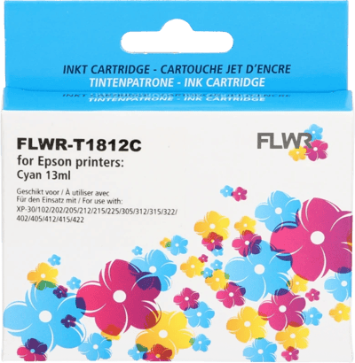 FLWR - Cartridges / Epson 18XL / cyaan / Geschikt voor Epson