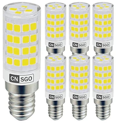 E14 Ledlamp Koelwit 6000K 530 Lumen 4W, Vervangt 45W Halogeen, 360° Stralingshoek, Energiebesparend, 6 Stuks