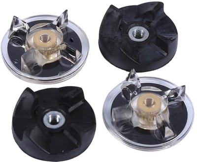 Dailygoods- Mesversnelling Vervangen - 2 Basisversnellingen - 2 Rubberen Tandwielen - Voor 250W Sapcentrifuge - Kunststof/Rubber/Metaal - Diameter 3-3,2 cm - Sapcentrifugeonderdelen