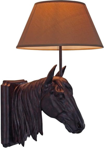 Wandlamp Paardenhoofd 36 x 33 x 61,5 cm