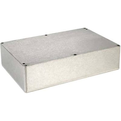 Gainta G124 Behuizing 222 x 146 x 55 Aluminium spuitgietwerk Aluminium gelegeerd Aluminium (naturel) 1 stuk(s)