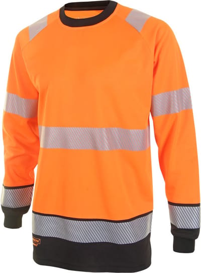 Beeswift HiVis Longsleeve - Oranje/Zwart - Maat L