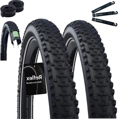 Fietsbanden Set - Banden en Binnenbanden - Veilig Fietsen - Double Defense Lekbescherming - 29 x 2.25 inch - Zwart