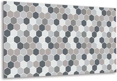 Tulup PVC Wandpaneel - Honingraatstructuur Vinyl Wandpaneel - 100 cm x 50 cm - Groente Zelfklevend Muurpaneel - 1 stuk - Klassiek Wandpaneel - Wandpaneel Zelfklevend - Plaktegels Keuken en Badkamer