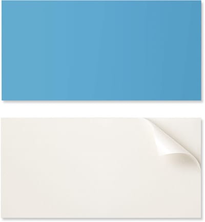 Set vinyltegels met patroon voor de woonkamer, zelfklevend, blauwe kleur, 6x60x30 cm