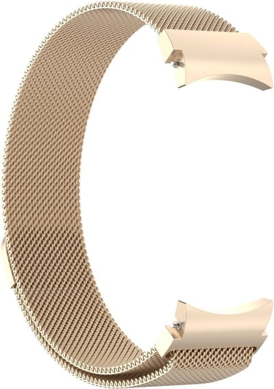 Milanees bandje - geschikt voor Samsung Galaxy Watch 7 / Watch FE / Watch 6 / Watch 6 Classic / Watch 5 / Watch 5 Pro / Watch 4 / Watch 4 Classic - champagne