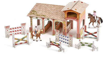 Papo Ponyclub, met 4 figuurtjes