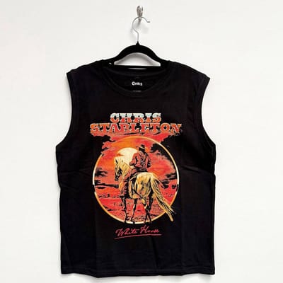 Chris Stapleton - White Horse Tanktop - S - Zwart