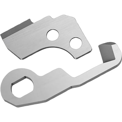 Overlockmes Set Bovenste Onderste Mes Vervanging voor Janome 204D DM234 634D 6234XL Naaimachine 799096000 Bovenmes white