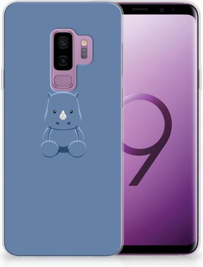 Samsung Galaxy S9 Plus Telefoonhoesje met Naam Baby Rhino